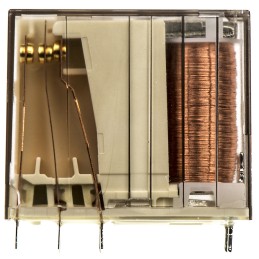 1 pcs - TE Connectivity PCB Mount Non-Latching Relay, 12V dc Coil, 8A Switching Current, DPDT