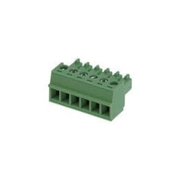 10 pcs : 39510-5006 - Pluggable Terminal Blocks 3.81MM EURO PLUG RA URO PLUG RA GRN 6CKT