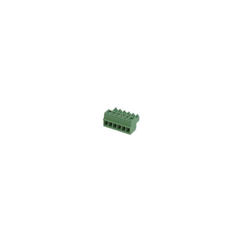 10 pcs : 39510-5006 - Pluggable Terminal Blocks 3.81MM EURO PLUG RA URO PLUG RA GRN 6CKT