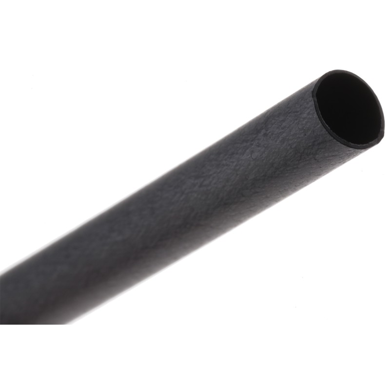 1 pcs - TE Connectivity Heat Shrink Tubing, Black 4.8mm Sleeve Dia. x 1.2m Length 2:1 Ratio, CRN Series