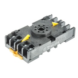 1 pcs - Omron 8 Pin 230V ac DIN Rail Relay Socket, for use with G4Q Series