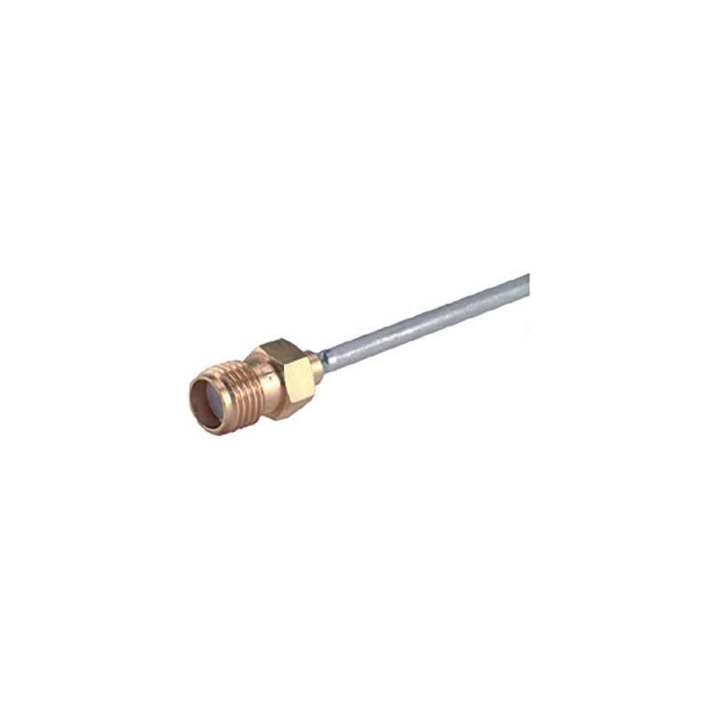 1 pcs - Huber+Suhner 21_SMA-50-2-15/111_NE Series, jack Cable Mount SMA Connector, 50Ω, Solder Termination, Straight Body