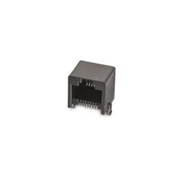 10 pcs : 615008148521 - Modular Connectors / Ethernet Connectors WR-MJ Mod Jk HztlTHT THT 8P8C Blk TabUp