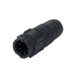 1 pcs - Switchcraft Circular Connector, 4 Contacts, Cable Mount, Plug, Male, IP68, IP69K, EN3 Series