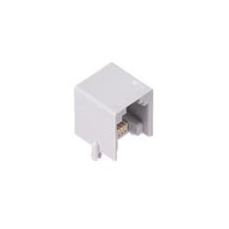 10 pcs : GLX-N-64M-50 - Modular Connectors / Ethernet Connectors 6P4C R/A PCB GREY LOW PROFILE 50u