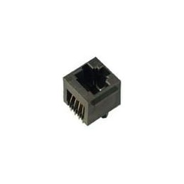 10 pcs : 90511-001LF - Modular Connectors / Ethernet Connectors 4-4P VERT PCB JCK