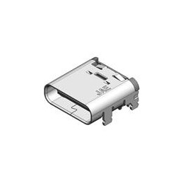 10 pcs : DX07S024JJ4R1300 - USB Connectors TYPE C RECEPT LONG THRU-HOLE LEGS