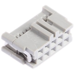 1 pcs - 3M 10-Way IDC Connector Socket for Cable Mount, 2-Row