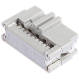 1 pcs - 3M 10-Way IDC Connector Socket for Cable Mount, 2-Row