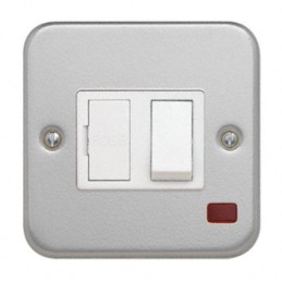 1 pcs - Contactum 13A, 1 Gang Switched Fused Spur IP2X