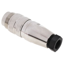 1 pcs - Amphenol Industrial, C 091 D 5 Pole M16 Din Plug, 5A, 300 V ac/dc IP67, Screw On, Male, Cable Mount