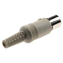 1 pcs - Hirschmann, MAS 8 Pole Din Plug, DIN 45326, 4A, 34 V ac/dc IP30, Male, Cable Mount