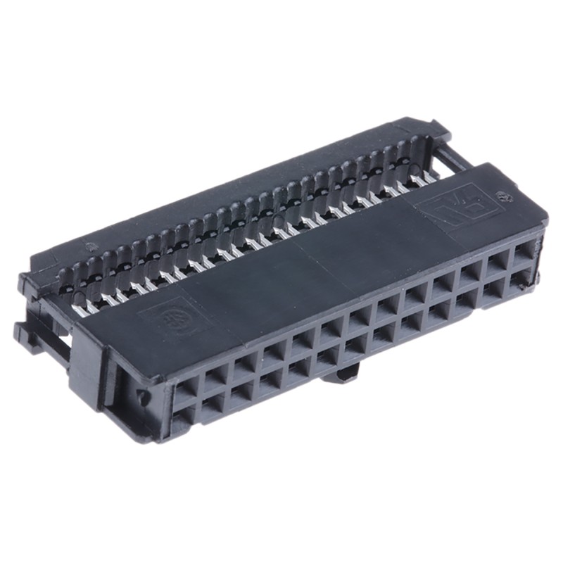 1 pcs - TE Connectivity 26-Way IDC Connector Socket for Cable Mount, 2-Row