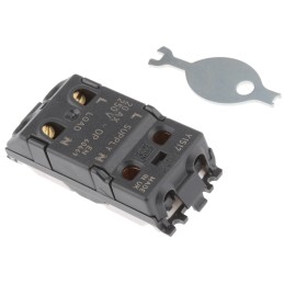 1 pcs - MK Electric 1 Way White Switch Insert Module 20A, Grid Plus Series