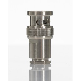 1 pcs - RS PRO, Plug Cable Mount BNC Connector, 75Ω, Clamp Termination, Straight Body