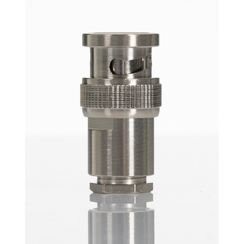 1 pcs - RS PRO, Plug Cable Mount BNC Connector, 75Ω, Clamp Termination, Straight Body