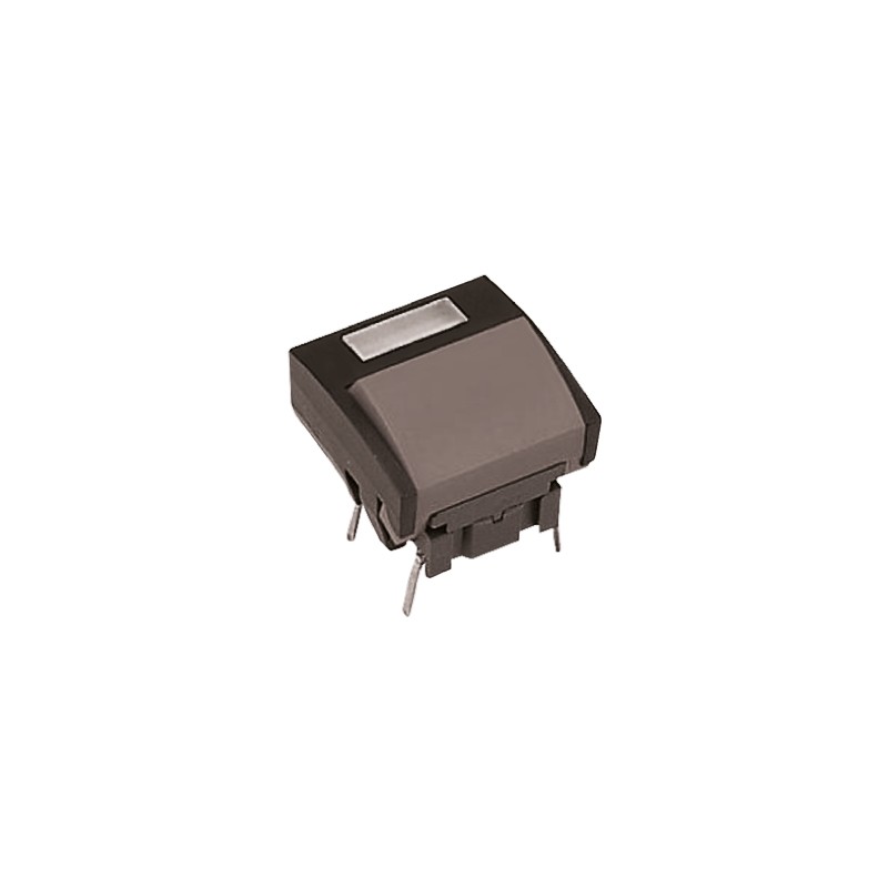 1 pcs - IP67 Grey Tact Switch, SPST 50 mA @ 24 V dc