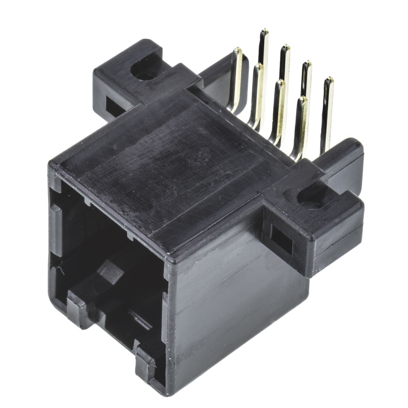1 pcs - TE Connectivity, MULTILOCK 040 Female Connector Housing, 2.5mm Pitch, 8 Way, 2 Row Right Angle