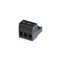 10 pcs : 39530-0003 - Pluggable Terminal Blocks 5.08MM EURO PLUG RA BLK 3CKT