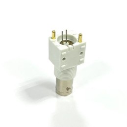1 pcs - RS PRO, jack PCB Mount BNC Connector, 75Ω, Solder Termination, Straight Body