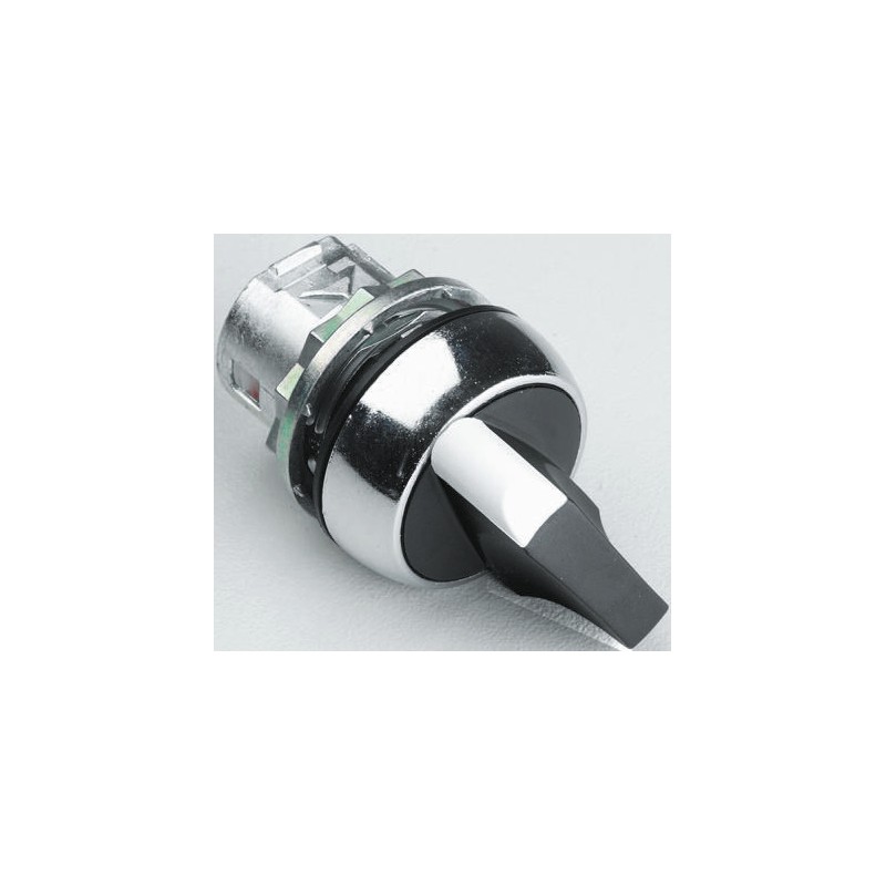 1 pcs - Allen Bradley 800F Series 3 Position Selector Switch Head, 22mm Cutout, Black Handle