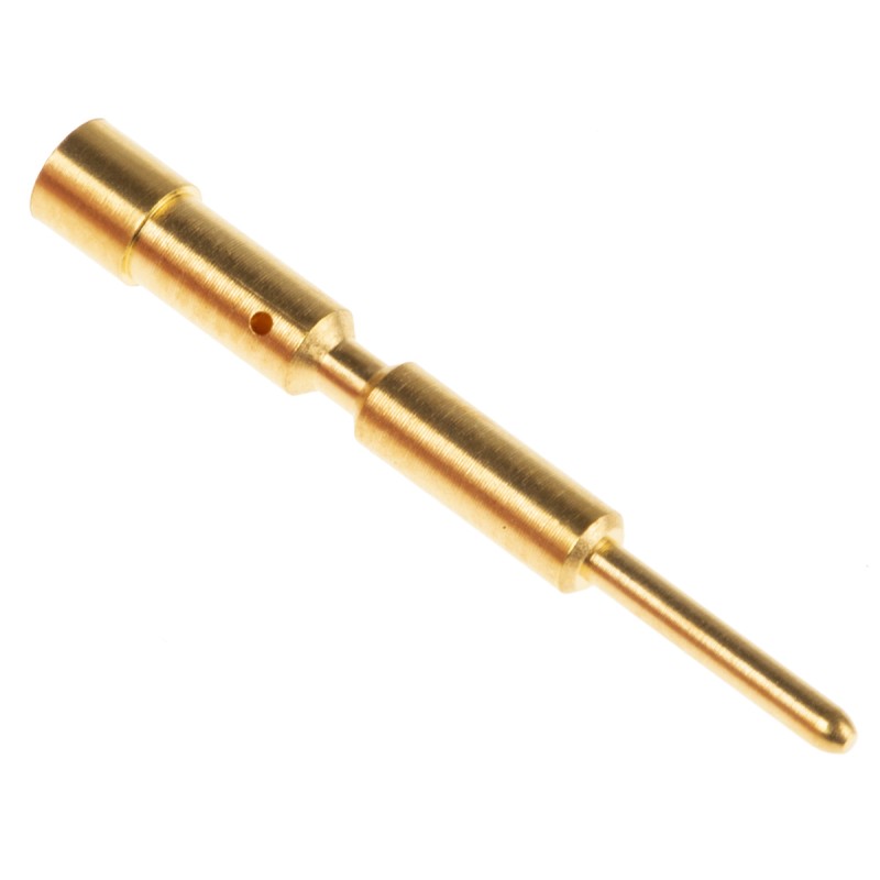 1 pcs - Phoenix Contact Male Crimp Circular Connector Contact, Contact Size 1mm, Wire Size 20 - 18 AWG