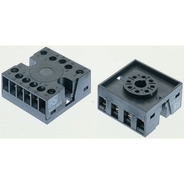 1 pcs - Tempatron DIN Rail Relay Socket for use with Various Series