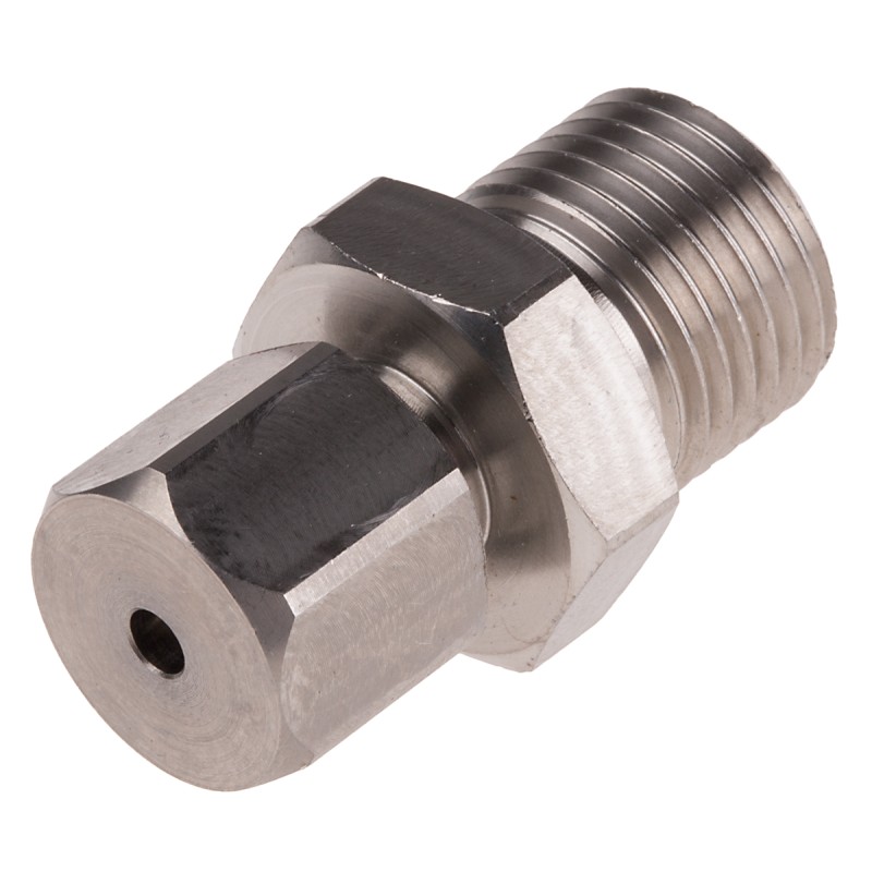 1 pcs - RS PRO In-Line Thermocouple Compression Fitting for Use with Thermocouple, M16, 3mm Probe, RoHS Compliant Standard