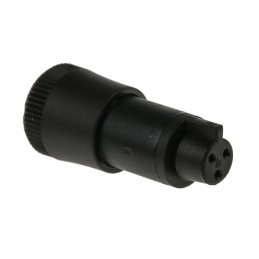 1 pcs - binder Circular Connector, 3 Contacts, Cable Mount, Subminiature Connector, Socket, Female, IP40, 719 Series