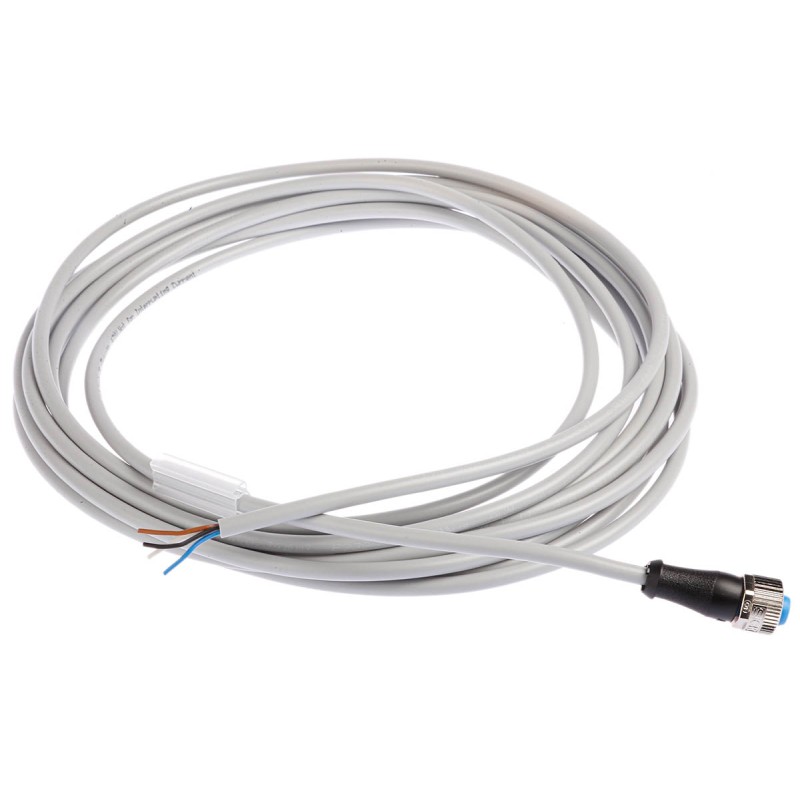 1 pcs - Sick Straight Female 4 way M12 to 4 way Unterminated Sensor Actuator Cable, 5m