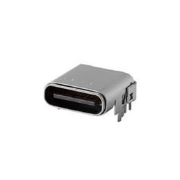 10 pcs : UJ40-C-H-G-L1-SMT-TR - USB Connectors Type C USB4 40 Gbps 48 Vac 5 A Horizontal Gold Flash Surface Mount USB