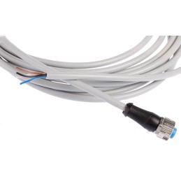 1 pcs - Sick Straight Female 4 way M12 to 4 way Unterminated Sensor Actuator Cable, 5m