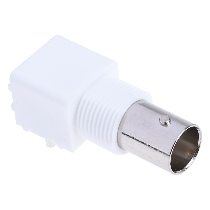1 pcs - RS PRO, jack PCB Mount BNC Connector, 75Ω, Through Hole Termination, Right Angle Body