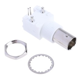 1 pcs - RS PRO, jack PCB Mount BNC Connector, 75Ω, Through Hole Termination, Right Angle Body