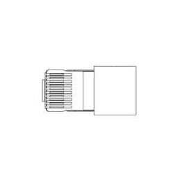 10 pcs : 940-SP-361010-A218 - Modular Connectors / Ethernet Connectors Modular Plug Standard 10P 10C Shielded .032-.038 Conducto