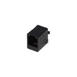 10 pcs : 42410-4170 - Modular Connectors / Ethernet Connectors ModJackV 062 Flgls 50Au W/O Clip 4/4