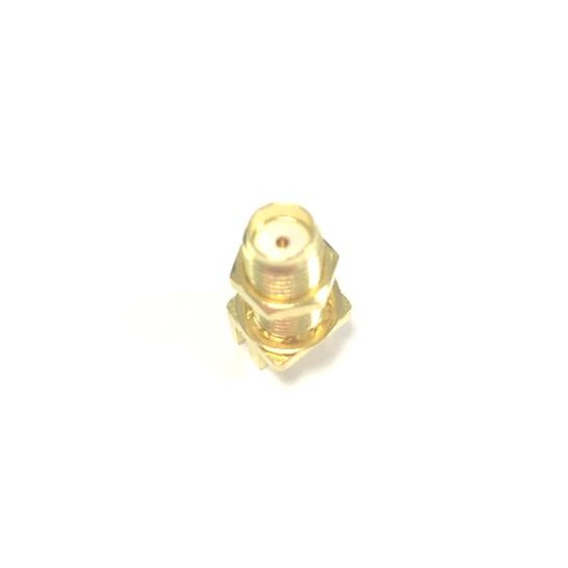 1 pcs - RS PRO, jack Edge Mount SMA Connector, 50Ω, Solder Termination, Straight Body