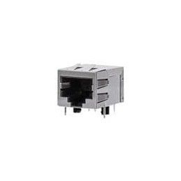 10 pcs : SS-90000-012 - Modular Connectors / Ethernet Connectors RJ45 1x1 Jack, 8p8v, 30u gold plating on contacts, shielded