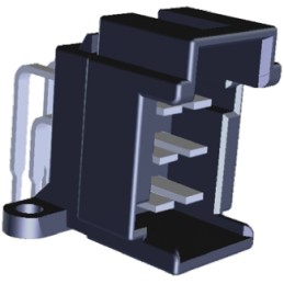 1 pcs - TE Connectivity, Timer Automotive Connector 6 Way, Solder Termination