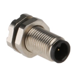 1 pcs - Binder Circular Connector, 4 Contacts, Panel Mount, M5 Connector, Socket, Male, IP67, 707 Series