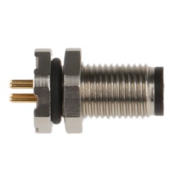 1 pcs - Binder Circular Connector, 4 Contacts, Panel Mount, M5 Connector, Socket, Male, IP67, 707 Series