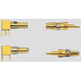 1 pcs - RS PRO , Male Gold , Copper Alloy , Backplane Connector Contact