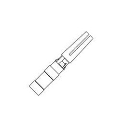 10 pcs : 1987281-2 - Solar Connectors / Photovoltaic Connectors HVT SOCKET CONTACT 4.0 sq mm, ASSY
