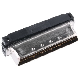 1 pcs - TE Connectivity, III Male 50 Pin Straight SCSI Connector 1.27mm Pitch