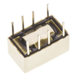 1 pcs - TE Connectivity PCB Mount Signal Relay, 12V dc Coil, 2A Switching Current, DPDT