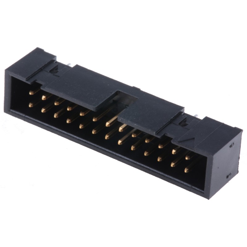 1 pcs - Hirose HIF3FC Series Straight Through Hole PCB Header, 26 Contact(s), 2.54mm Pitch, 2 Row(s), Shrouded