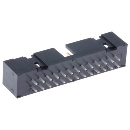 1 pcs - Hirose HIF3FC Series Straight Through Hole PCB Header, 26 Contact(s), 2.54mm Pitch, 2 Row(s), Shrouded