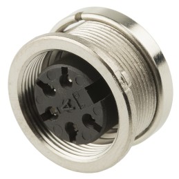 1 pcs - Amphenol, signalmate C091 5 Pole M16 Din Socket, 5.0A, 300 V IP40, Screw On, Panel Mount