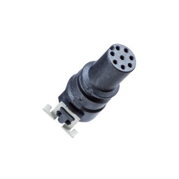 1 pcs - Amphenol Industrial Circular Connector, 8 Contacts, Surface Mount, M8 Connector, Socket, M Series