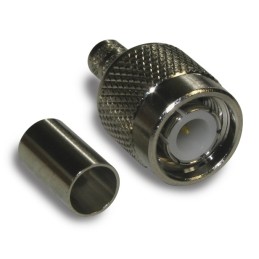 1 pcs - Amphenol RF, Plug Cable Mount TNC Connector, 50Ω, Crimp Termination, Straight Body